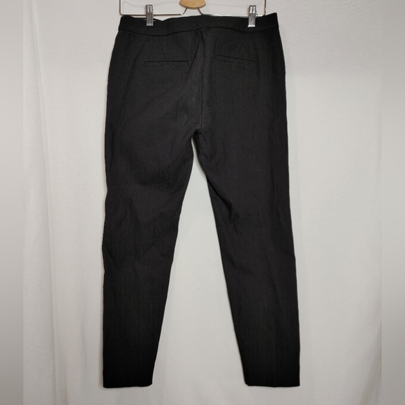J. Crew Ryder Slim Trouser Pants Ankle Style C2759 Black Charcoal Gray 8P Strech - Picture 3 of 10